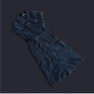 Speechless Blue Denim Midi Dress